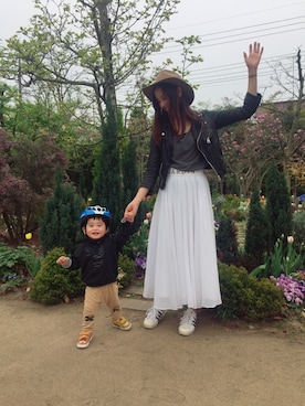 鳳山えりさん(レディース・165cm)の春コーディネート