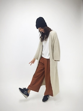 「ラブ＆ピース2016」｜「アイテム（その他アウター）」を使った、鳳山えりさん（レディース・165cm）の秋コーディネート