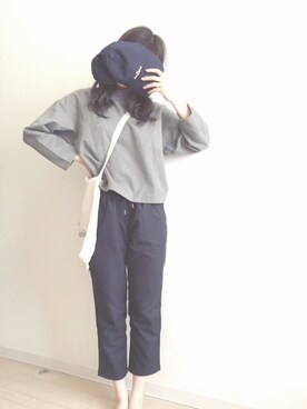 「SEVENDAYS=SUNDAY（セブンデイズサンデイ）のアイテム（チノパンツ）」を使った、yuchiさん（レディース・165cm）の春コーディネート