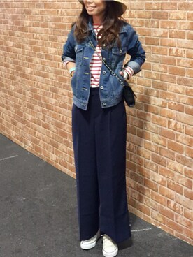 「CONVERSE（コンバース）のconverse（コンバース） ALL STAR OX（オールスターOX）（スニーカー）」を使った、Rikaさん（レディース・156cm）の春コーディネート