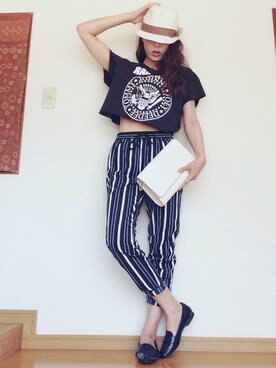 「チラ見せ部」｜shimaさん（レディース・164cm）の春コーディネート