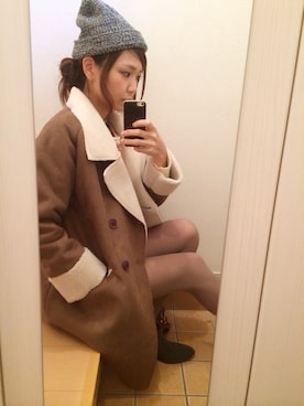 「RAY CASSIN（レイカズン）のアイテム（帽子）」を使った、たなおさん（レディース・160cm）の秋コーディネート