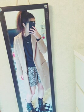「雨」｜「アイテム（チェスターコート）」を使った、Ｗさん（レディース・153cm）の冬コーディネート