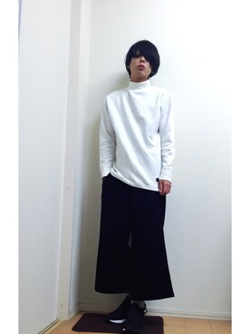 「OPENING CEREMONY（オープニングセレモニー）のアイテム（スウェット）」を使った、mizushimaさん（メンズ・174cm）の秋コーディネート