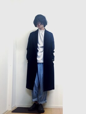 「OPENING CEREMONY（オープニングセレモニー）のアイテム（スウェット）」を使った、mizushimaさん（メンズ・174cm）の冬コーディネート