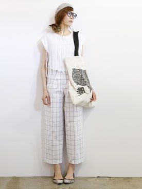 「Days（デイズ）のアイテム（トップス）」を使った、Sachiko Moriutiさん（レディース・168cm）の夏コーディネート