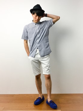 「UGG（アグ）のアイテム」を使った、武井一輝さん（メンズ・172cm）の春コーディネート