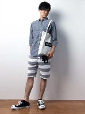 武井一輝さん（メンズ・172cm）の春コーディネート