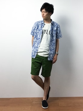 武井一輝さん(メンズ・172cm)の春コーディネート