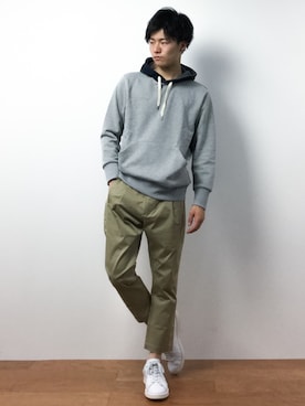 武井一輝さん(メンズ・172cm)の春コーディネート