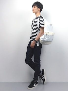 武井一輝さん（メンズ・172cm）の春コーディネート