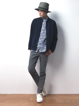 武井一輝さん（メンズ・172cm）の春コーディネート