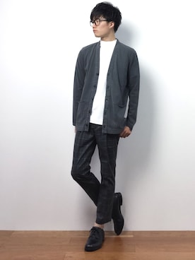 「アンクル」｜武井一輝さん（メンズ・172cm）の夏コーディネート