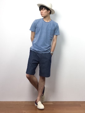 武井一輝さん（メンズ・172cm）の夏コーディネート