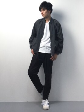 「Burner（バーナー）のアイテム（パンツ）」を使った、武井一輝さん（メンズ・172cm）の夏コーディネート