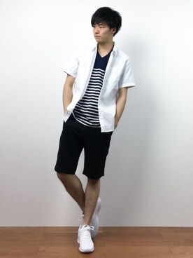 武井一輝さん（メンズ・172cm）の夏コーディネート