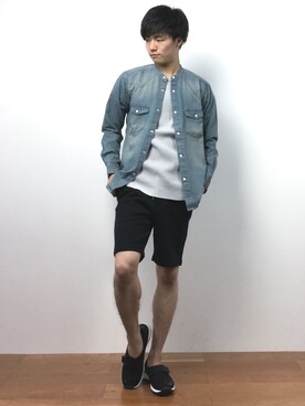 武井一輝さん(メンズ・172cm)の夏コーディネート