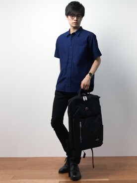 武井一輝さん（メンズ・172cm）の夏コーディネート