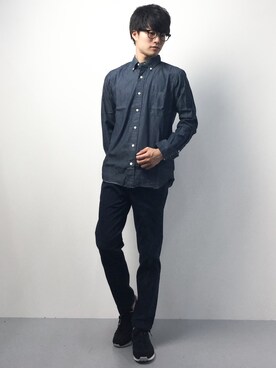 武井一輝さん(メンズ・172cm)の夏コーディネート