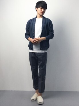 武井一輝さん(メンズ・172cm)の夏コーディネート