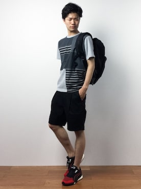 武井一輝さん(メンズ・172cm)の夏コーディネート
