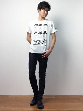 「LB/S （エルビーエス）のアイテム」を使った、武井一輝さん（メンズ・172cm）の夏コーディネート