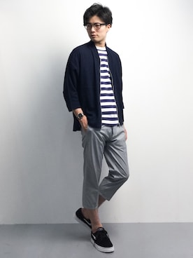 タイプライターイージーアンクルパンツを使ったメンズ人気ファッションコーディネート Wear タイプライターイージーアンクルパンツを使ったメンズ人気ファッションコーディネート Wear