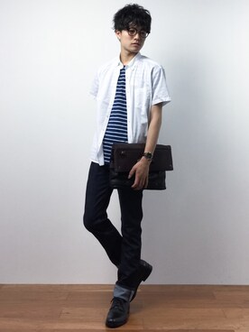 武井一輝さん（メンズ・172cm）の夏コーディネート