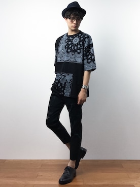 武井一輝さん（メンズ・172cm）の夏コーディネート