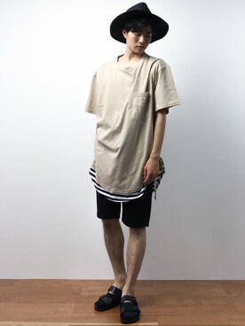 武井一輝さん(メンズ・172cm)の夏コーディネート