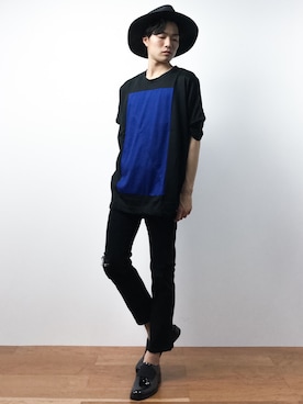 「DETAILS（ディテールズ）のアイテム（パンツ）」を使った、武井一輝さん（メンズ・172cm）の夏コーディネート