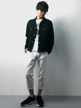 武井一輝さん(メンズ・172cm)の夏コーディネート