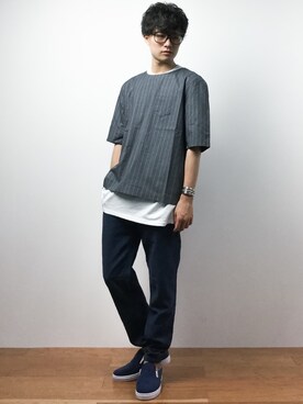 武井一輝さん（メンズ・172cm）の夏コーディネート