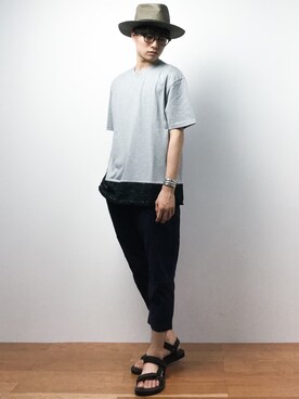 武井一輝さん（メンズ・172cm）の夏コーディネート