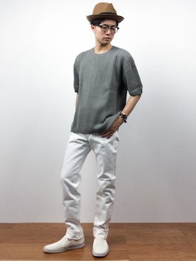 武井一輝さん（メンズ・172cm）の夏コーディネート