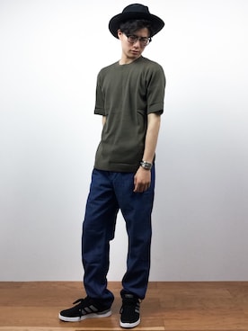 武井一輝さん(メンズ・172cm)の夏コーディネート