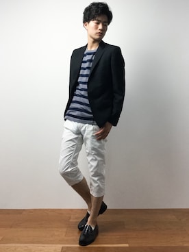 武井一輝さん（メンズ・172cm）の夏コーディネート