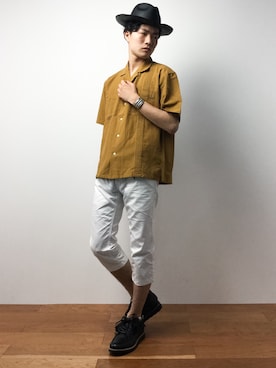 武井一輝さん（メンズ・172cm）の夏コーディネート