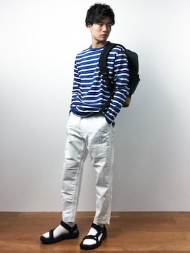 「UNITED ARROWS（ユナイテッドアローズ）のアイテム」を使った、武井一輝さん（メンズ・172cm）の夏コーディネート