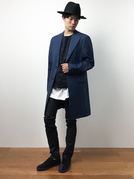 「STABILIZER（スタビライザー）のアイテム」を使った、武井一輝さん（メンズ・172cm）の夏コーディネート