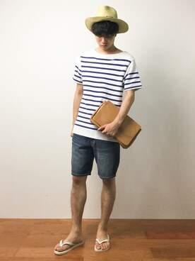 武井一輝さん（メンズ・172cm）の夏コーディネート