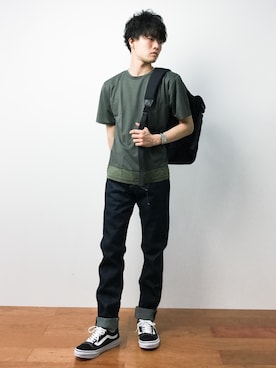 武井一輝さん(メンズ・172cm)の夏コーディネート