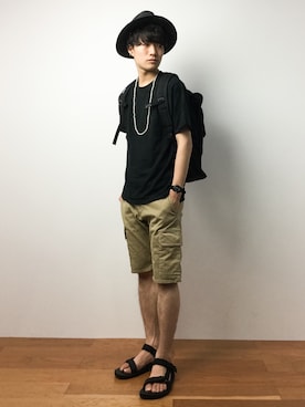 武井一輝さん（メンズ・172cm）の夏コーディネート