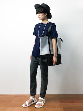 武井一輝さん（メンズ・172cm）の夏コーディネート