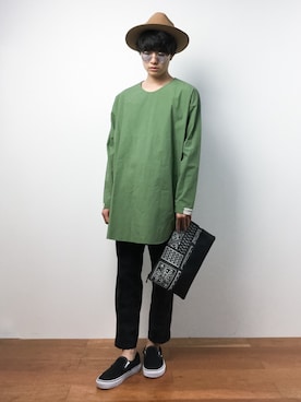 武井一輝さん（メンズ・172cm）の夏コーディネート