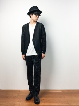 「THE TWELVE（ザ・トゥエルヴ）のアイテム」を使った、武井一輝さん（メンズ・172cm）の夏コーディネート