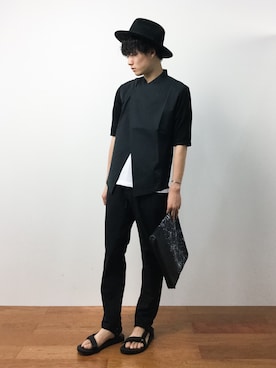 武井一輝さん（メンズ・172cm）の夏コーディネート