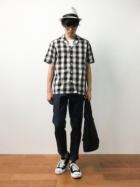 武井一輝さん（メンズ・172cm）の夏コーディネート