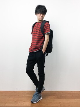 武井一輝さん（メンズ・172cm）の夏コーディネート