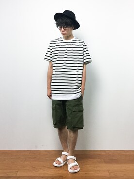 武井一輝さん（メンズ・172cm）の夏コーディネート